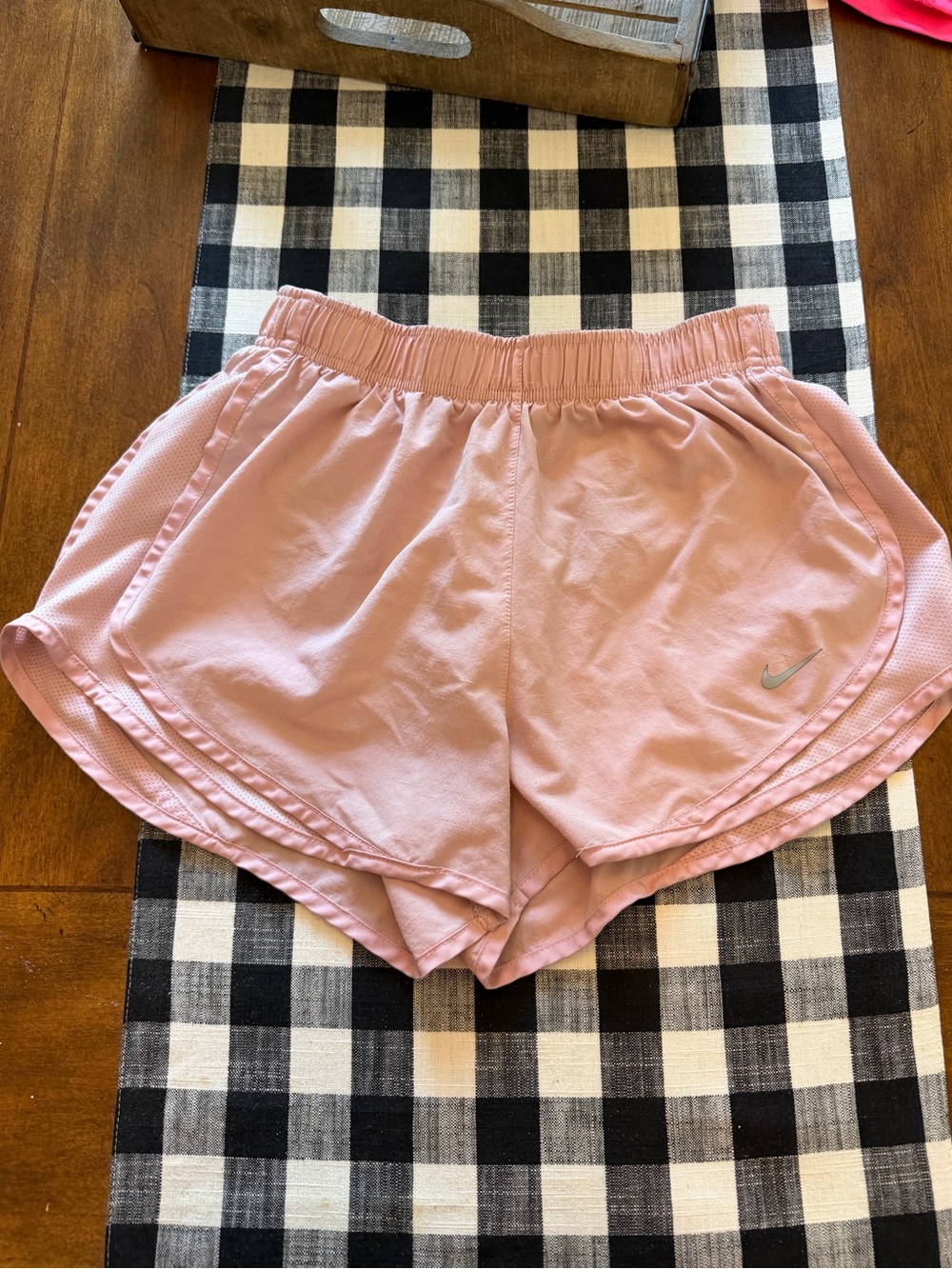Nike Women's Light Pink Athletic Running Shorts